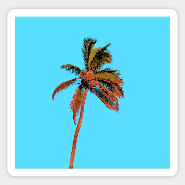 Pixel Palm Tree Sticker by softbluehum